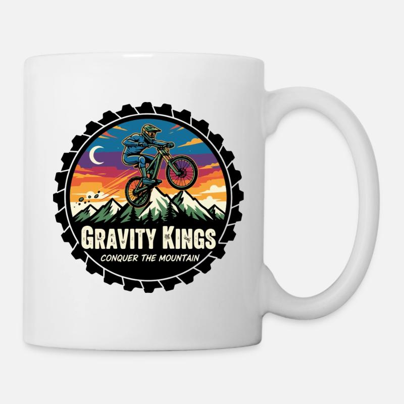 Rois de la gravité : Conquérir la Montagne - Mug blanc - blanc