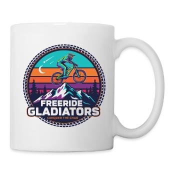 Freeride Gladiators Peak Ride - Mug - white - Right