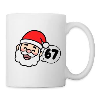 Le Père Noël dit 67 - Mug blanc - blanc - Droite