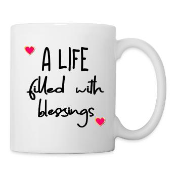 Church Religion Love heart - Mug - white - Right
