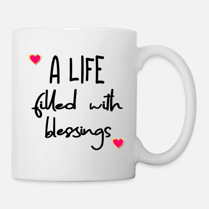 Kirchenreligion Liebesherz - Tasse - Weiß