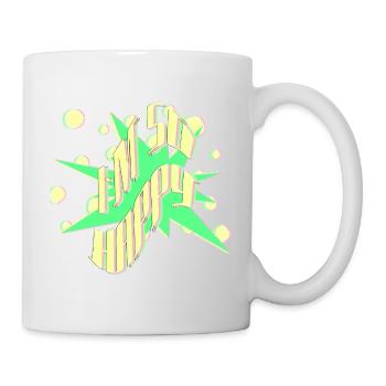 I'm happy Pop Art Explosion at so happy - Mug - white - Right