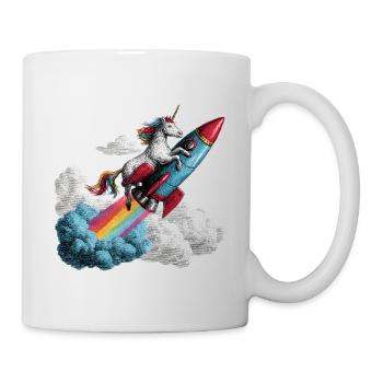 Unicorn Rocket - Mug - white - Right