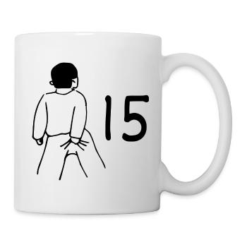 15th Birthday - 15 Years Old - Mug - white - Right