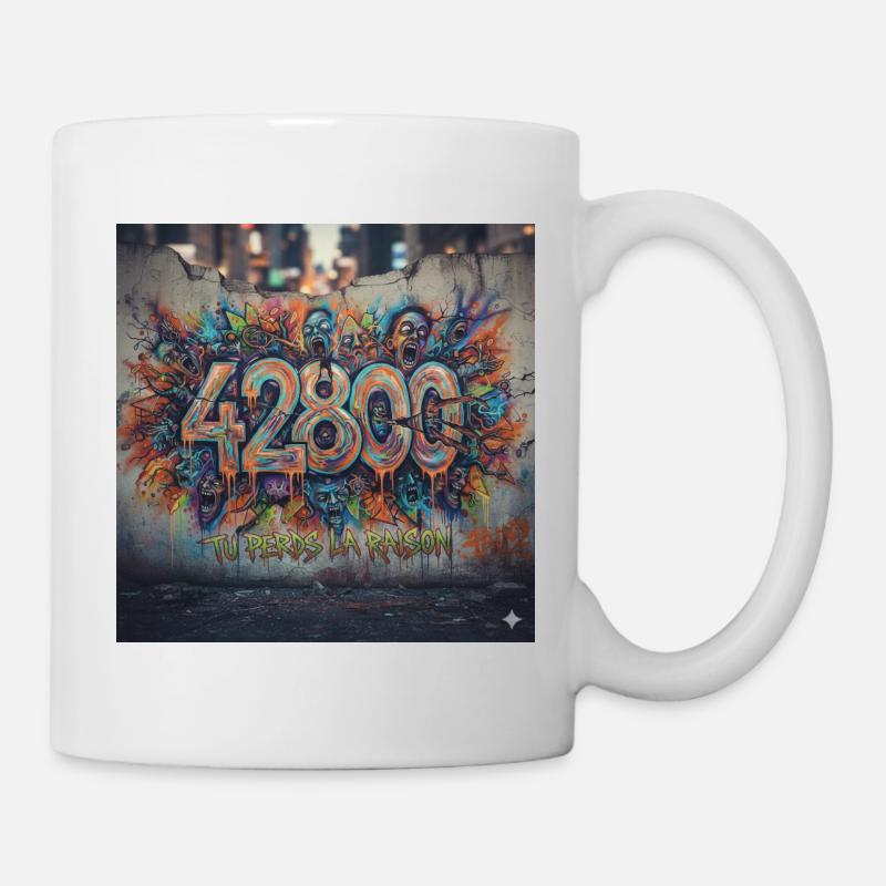 Graffiti 42800 Tu Perds La Raison - Mug blanc - blanc