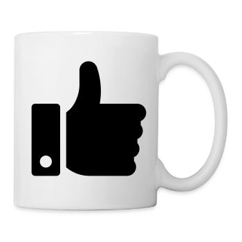 Like Hand, Ok Symbol - Tasse - Weiß - Rechts