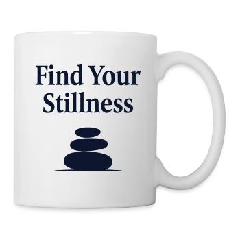 Trouvez votre équilibre de pierres zen - Mug blanc - blanc - Droite