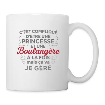 Princess and Baker, it's okay I manage - Mug - white - Right