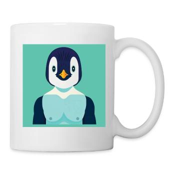 HUMAN PINGUIN - baby & kids - Mug - white - Right