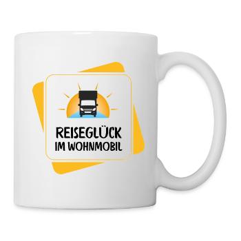 Bonheur de voyage en camping-car – Camper Design - Mug blanc - blanc - Droite