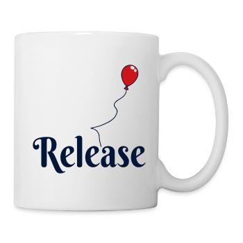 Ballon de libération - Mug blanc - blanc - Droite