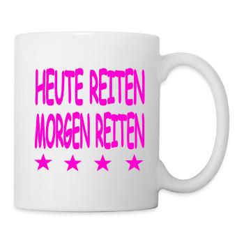 Chevaucher - Mug blanc - blanc - Droite