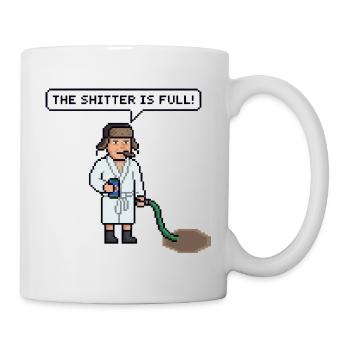 Funny Christmas motif for a nice gift giving - Mug - white - Right