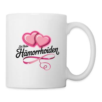 I Have Hemorrhoids- German Memes - Mug - white - Right