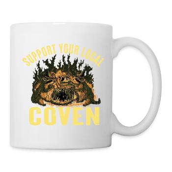 Hexen Geschenkidee Hexenzirkel Hexenschwester Hexe - Tasse - Weiß - Rechts
