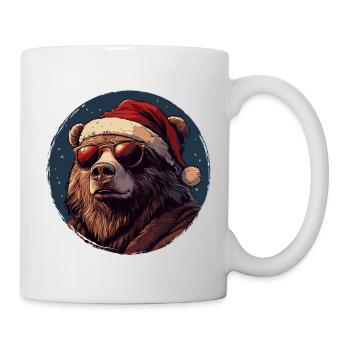 Winter Bear Santa Sunglasses - Mug - white - Right