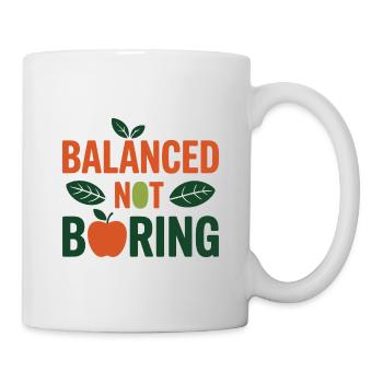 Balanced Not Boring Dietitian Professional  - Mug - white - Right