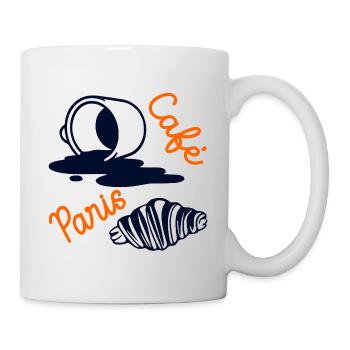 Croissant Coffee Paris - Mug - white - Right