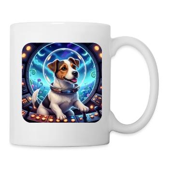 Cosmic Puppy in Space Capsule - Mug - white - Right