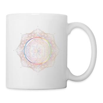Delicate flower ornament full of harmony - Mug - white - Right
