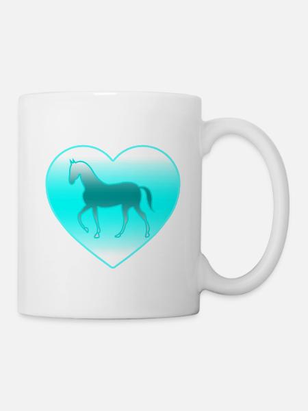 Pferde - Tasse - Weiß