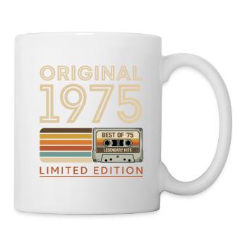 Original 1975 Vintage Vintage Anniversaire Rétro - Mug blanc - blanc - Droite