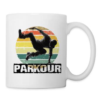 Parkour - Tasse - Weiß - Rechts