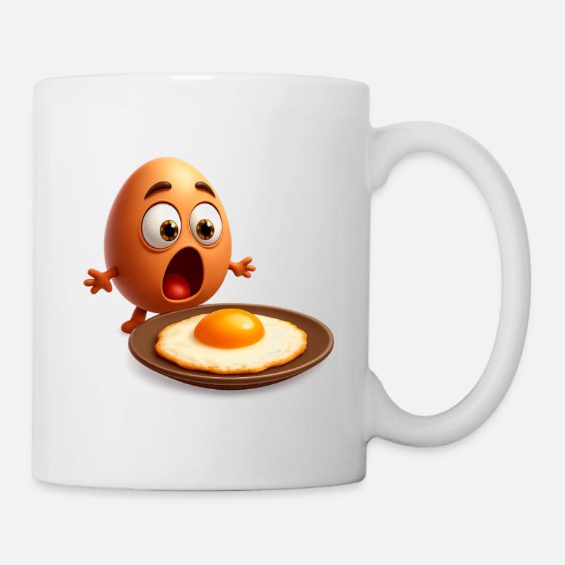 Œuf Contrarié - Mug blanc - blanc
