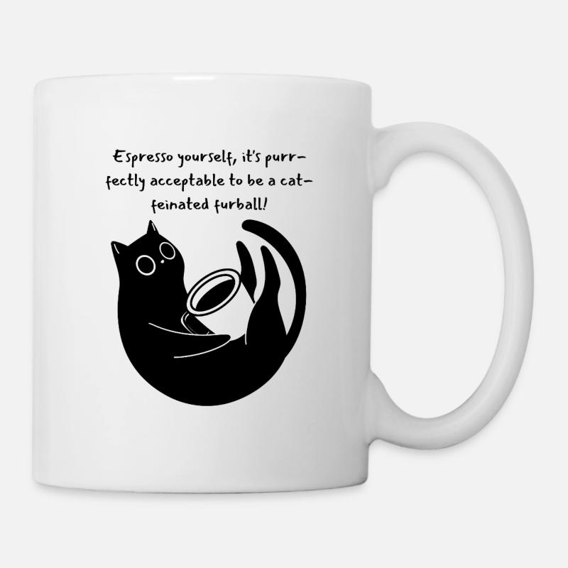 Espresso Yourself, It's Purry Acceptable - Mug - white