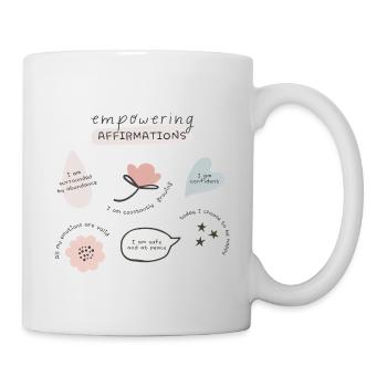 Empowering Affirmations - Tasse - Weiß - Rechts