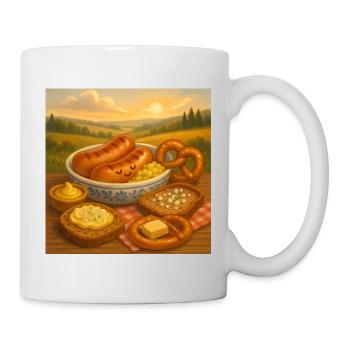 Saucisses allemandes - Mug blanc - blanc - Droite