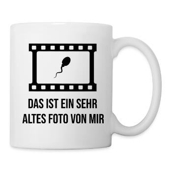 Old Photo Sperm Filmstrip Funny Saying - Mug - white - Right