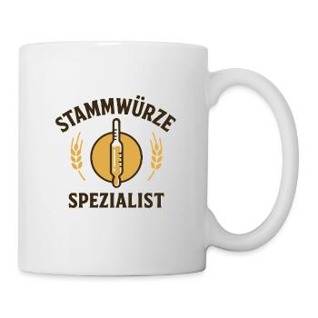 Stammwürzle Spezialist - Tasse - Weiß - Rechts