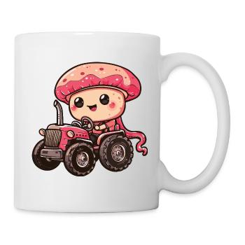 Éleveur de tracteurs à méduses - Mug blanc - blanc - Droite