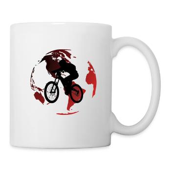 Mountainbiken auf der Globe Rouge - Tasse - Weiß - Rechts