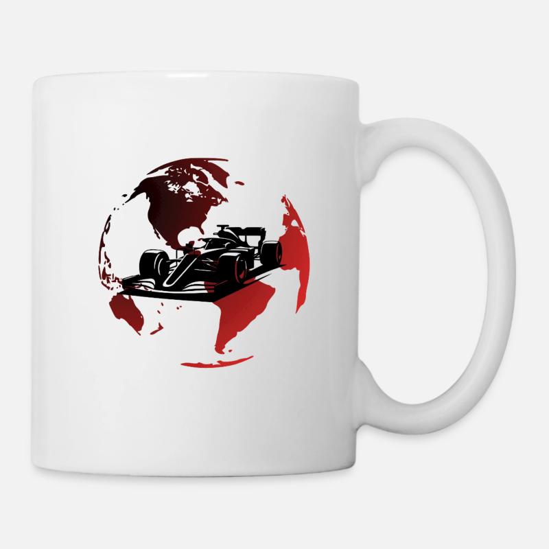 Globe Rouge For 1 - Mug blanc - blanc