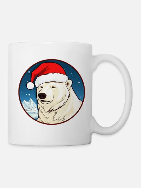 Christmas Polar Bears - Mug - white