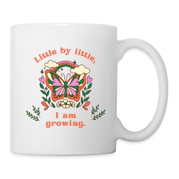 Little By Little, I Am Growing - Mug - white - Right