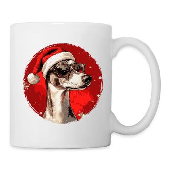 Great Dane with Santa Hat - Mug - white - Right