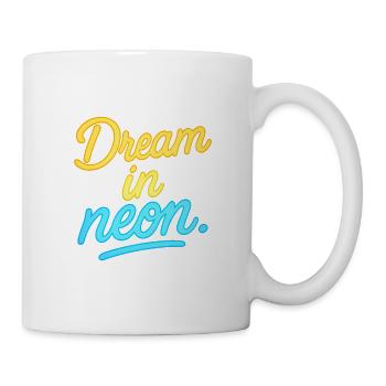 Traum im Neonlicht - Tasse - Weiß - Rechts