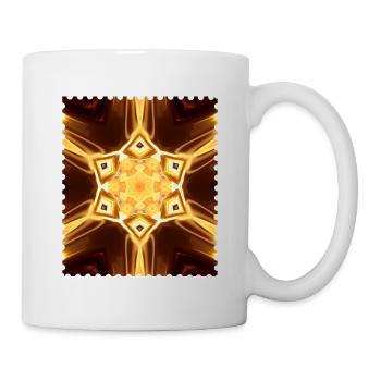 Golden Star Mandala - Mug - white - Right