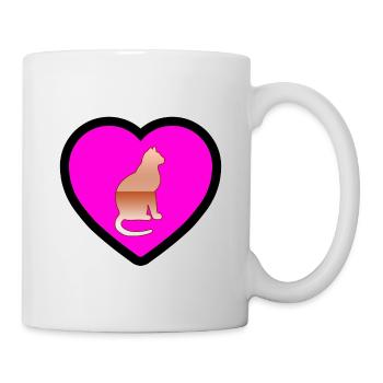 Cat - Mug - white - Right