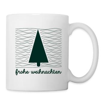 Sapin de Noël Minimaliste - Mug blanc - blanc - Droite