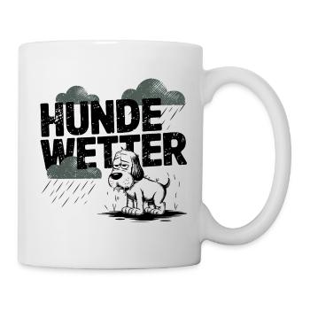 Dog Weather Silhouette - Mug - white - Right