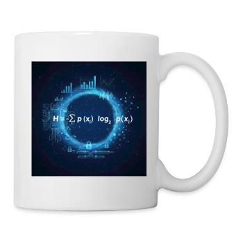 Claude Shannon Equation - Mug - white - Right