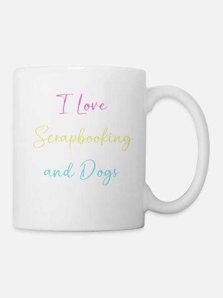 Scrapbook Scrapbooking - Tasse - Weiß