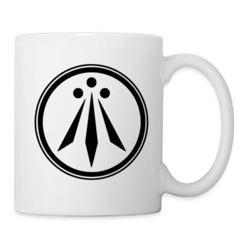 Awen Celta Techno - Vêtements pour fêtes de festival rave - Mug blanc - blanc - Droite