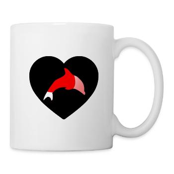 Dauphin - Mug blanc - blanc - Droite