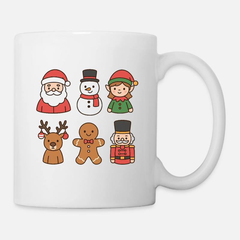 Whimsical Christmas Crew - Mug - white