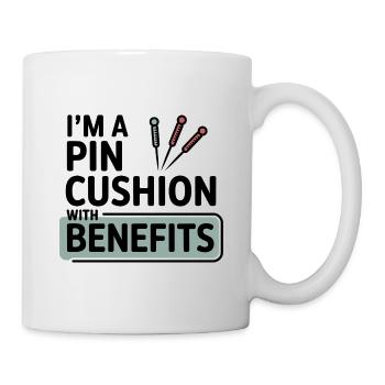 I'm A Pin Cushion With Benefits Acupuncturist  - Mug - white - Right